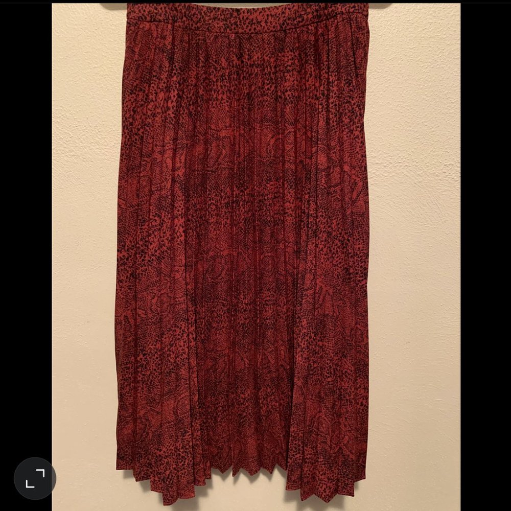 Oasis Snakeskin Print Skirt | UK 6